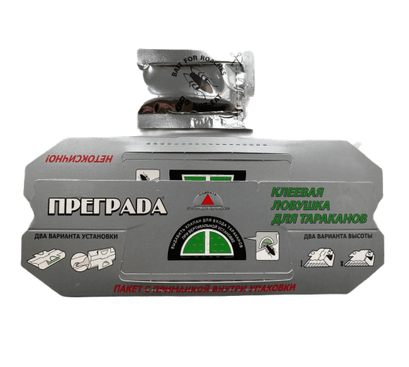 Преграда — клеевая ловушка для тараканов